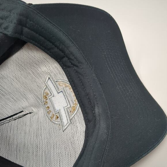 Genuine Chevrolet Barnes-Baker Snapback 5 Panel Cap Black One Size Adjustable - Picture 8 of 9